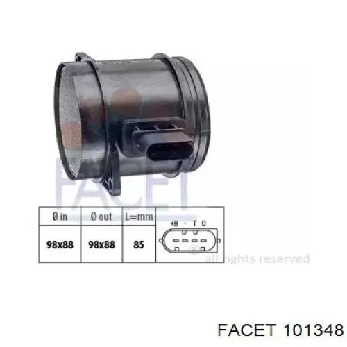 101348 Facet Датчик витрати повітря