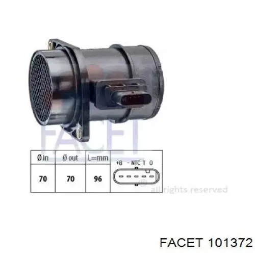 Витратомір повітря Facet 101372