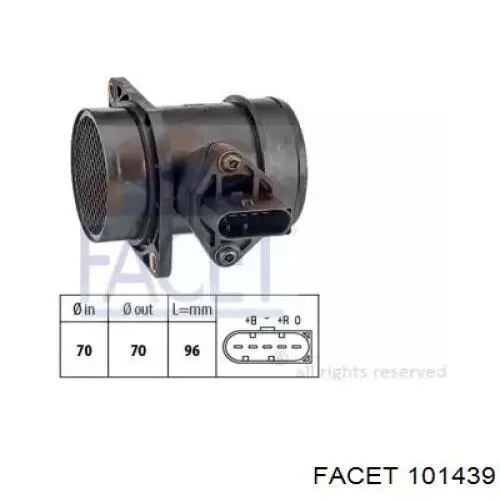0280218373 Bosch датчик потоку (витрати повітря, витратомір MAF - (Mass Airflow))
