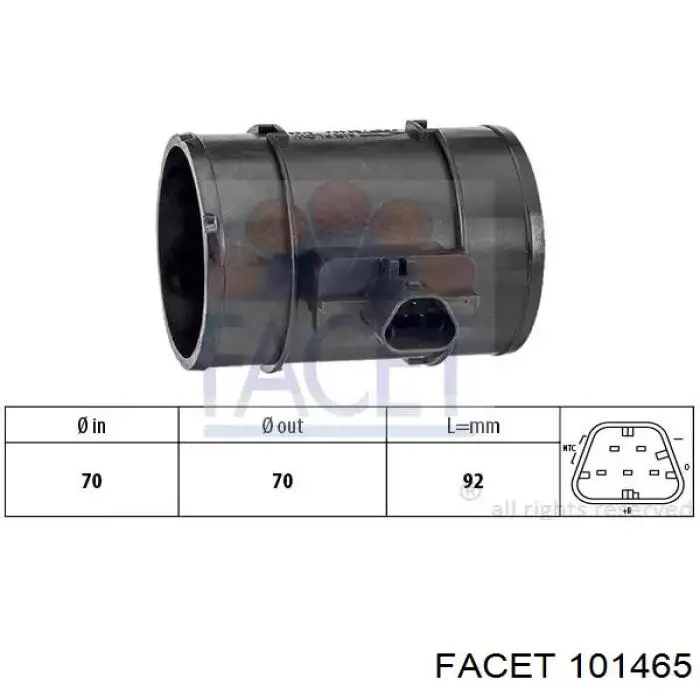 Купити AF1039812B1 Delphi Повітромір