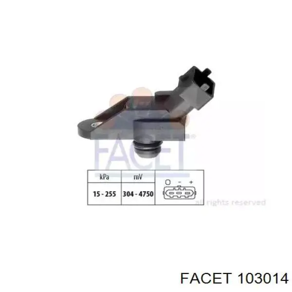 Купити 90541409 General Motors Датчик абсолютного тиску