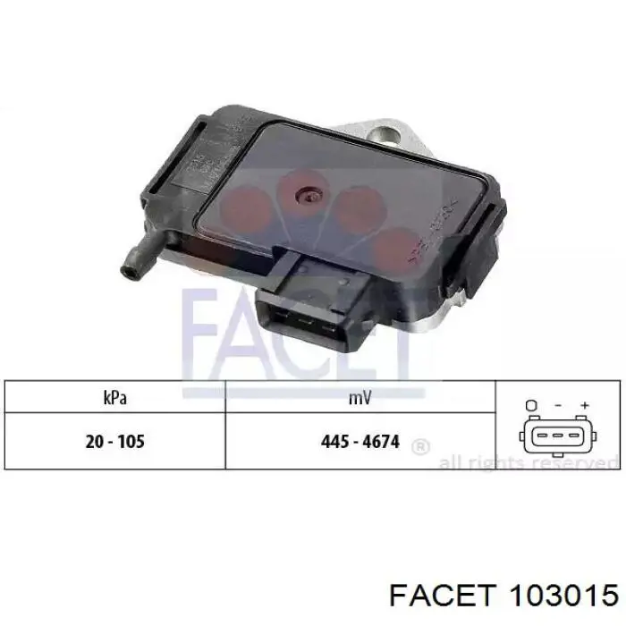 Купити 0261230004 Bosch Датчик абсолютного тиску