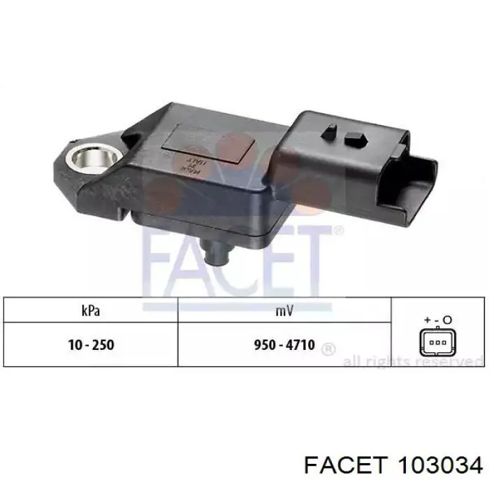 Купити 103034 Facet Датчик абсолютного тиску