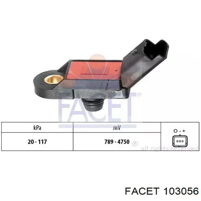 Купити PS10171 Delphi Датчик абсолютного тиску