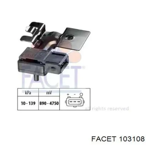 Купити 90281 NGK Датчик абсолютного тиску