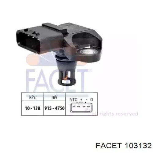 Купити 103132 Facet Датчик абсолютного тиску