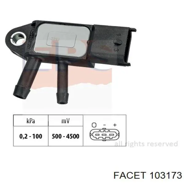 MAP сенсор Renault (RVI) 223658570R ціна, від 21.16 USD
