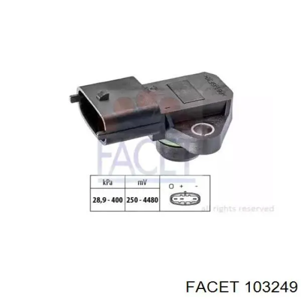 Купити 103249 Facet Датчик абсолютного тиску