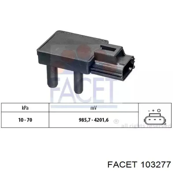 Датчик тиску вихлопних газів NTK 77311 ціна, від 34.40 USD