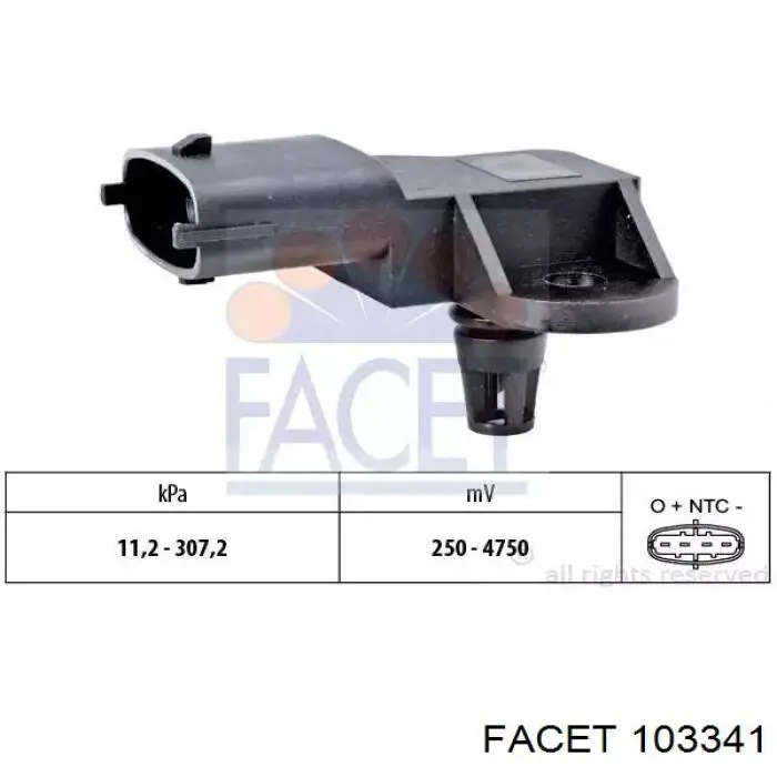 Купити 103341 Facet Датчик абсолютного тиску