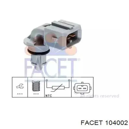 Купити 8200164249 Renault (RVI) Датчик температури впускного повітря