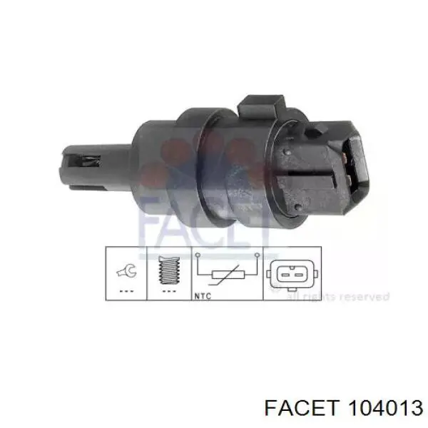 Датчик температури повітряної суміші Facet 104013 ціна, від 5.98 USD