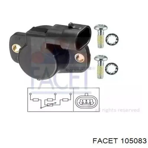 Купити 105083 Facet Потенціометр
