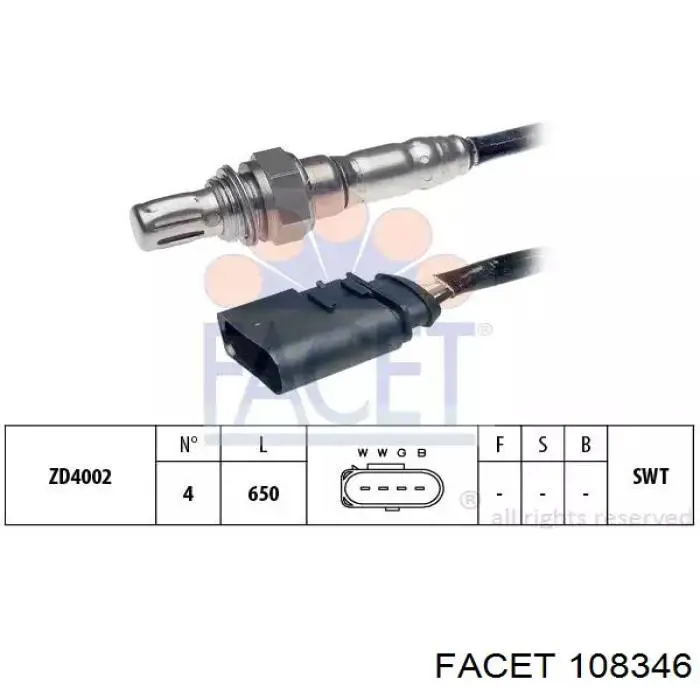 Лямбда-датчик Facet 108346