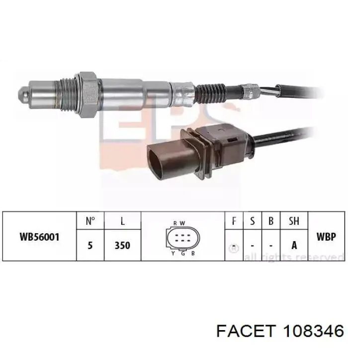 108346 Facet Датчик кисню