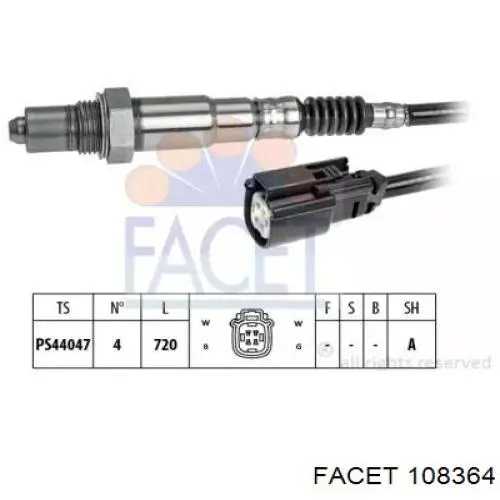 Купити CV619G444AA Ford Лямбда-зонд, датчик кисню після каталізатора