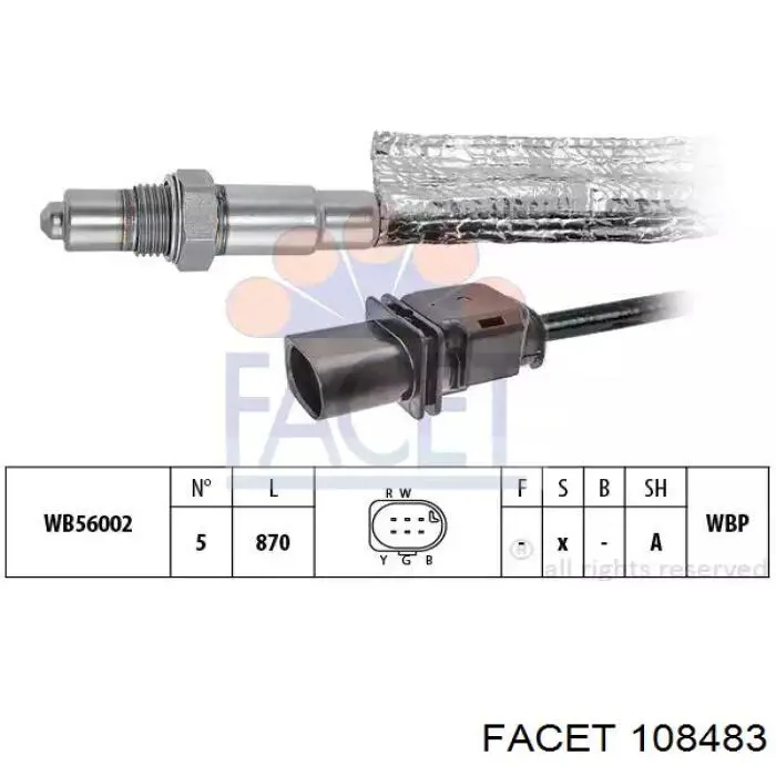 Лямбдазонд, датчик кисню до каталізатора Bosch 258017121 ціна, від 92.85 USD