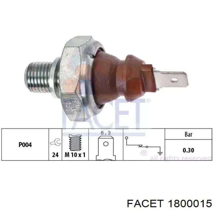 Купити 986345003 Bosch Датчик тиску масла
