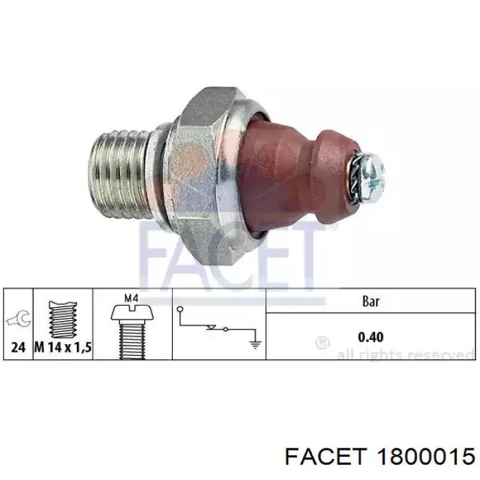 986345003 Bosch Датчик показника тиску масла