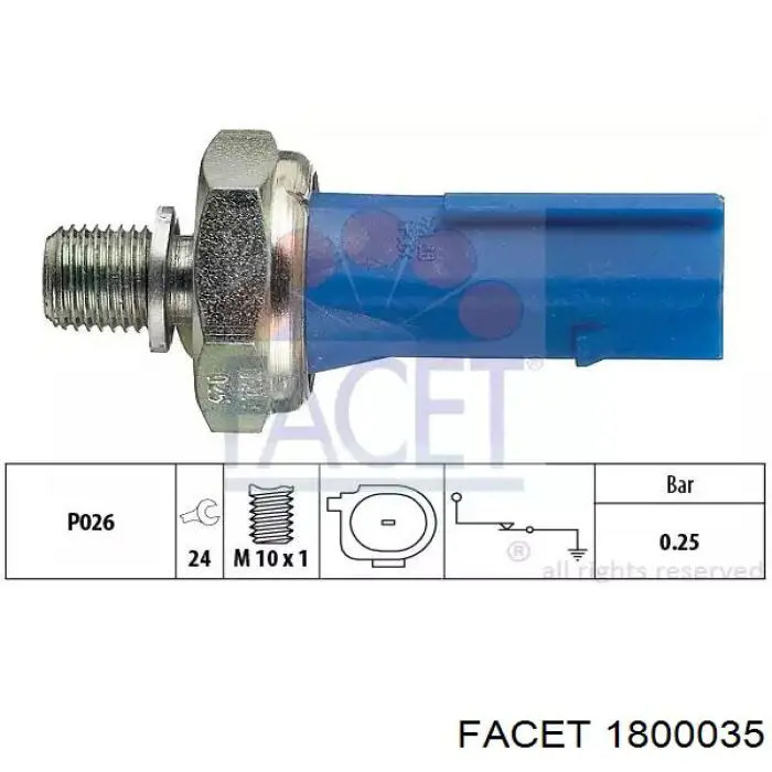 9475002750 Hyundai/Kia Датчик показника тиску масла