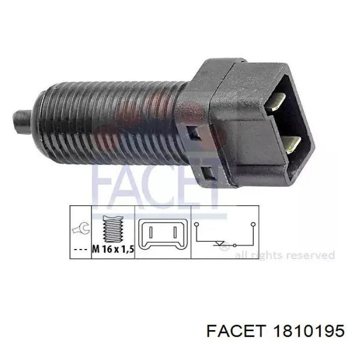 Жабка стопів Febi 103678