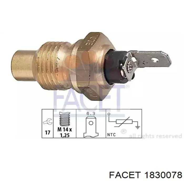 Термодатчик охолоджуючої рідини KW AUTOMOTIVE 530078 ціна, від 4.68 USD