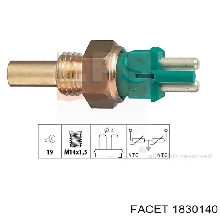 Купити 5456 Autotechteile Датчик температури охолоджуючої рідини