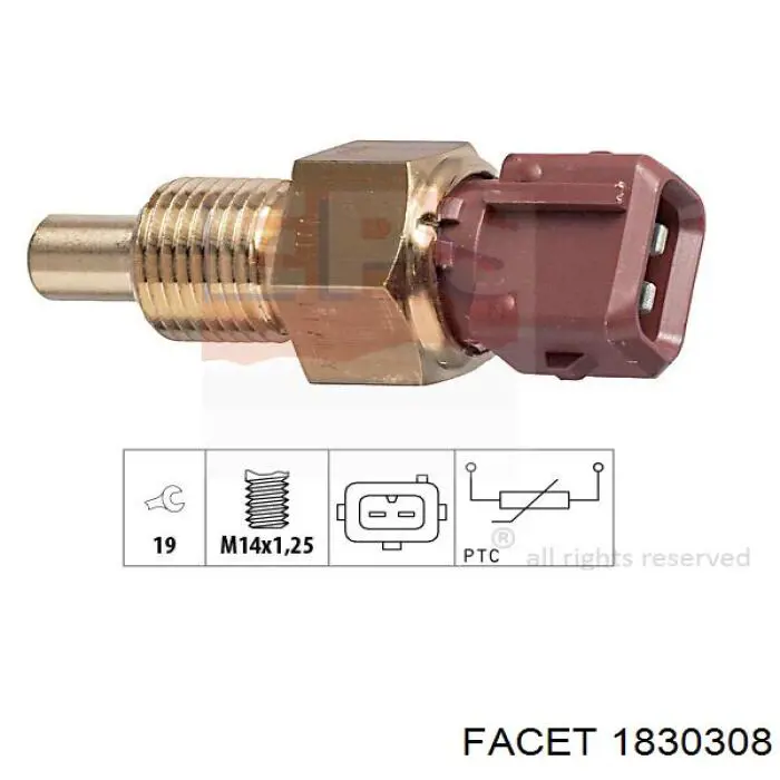 5090506 Autotechteile Покажчик температури охолоджуючої рідини