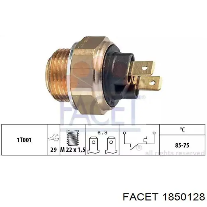 Датчик температури радіатора Vernet 1292 ціна, від 7.18 USD