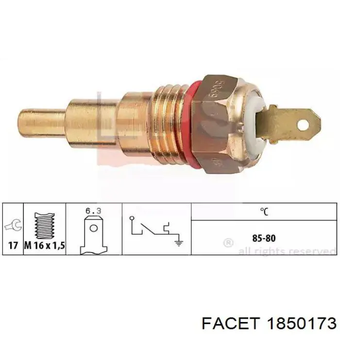 Датчик радіатора на Mitsubishi Colt III C5A