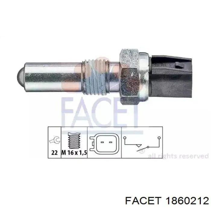 Датчик заднього ходу C40317640A Mazda