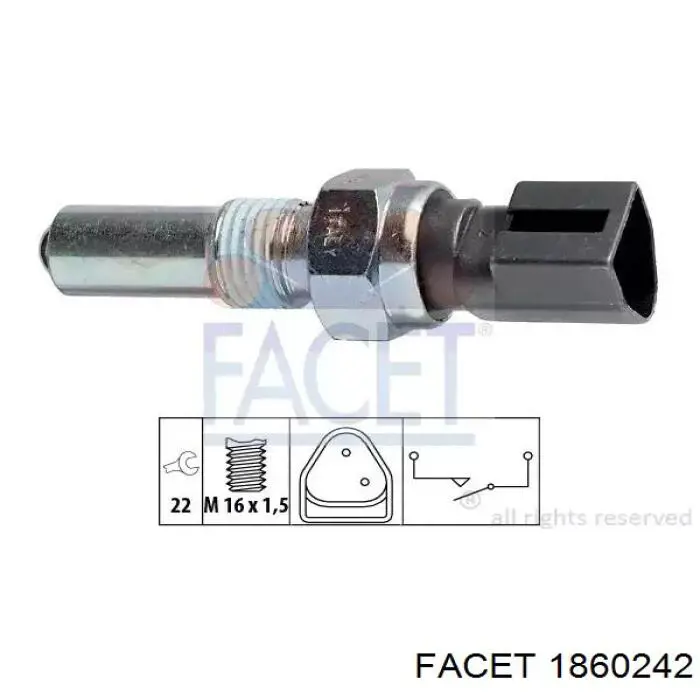 Датчик світла заднього ходу KW AUTOMOTIVE 560242