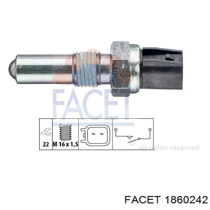 Датчик заднього ходу 560242 KW AUTOMOTIVE