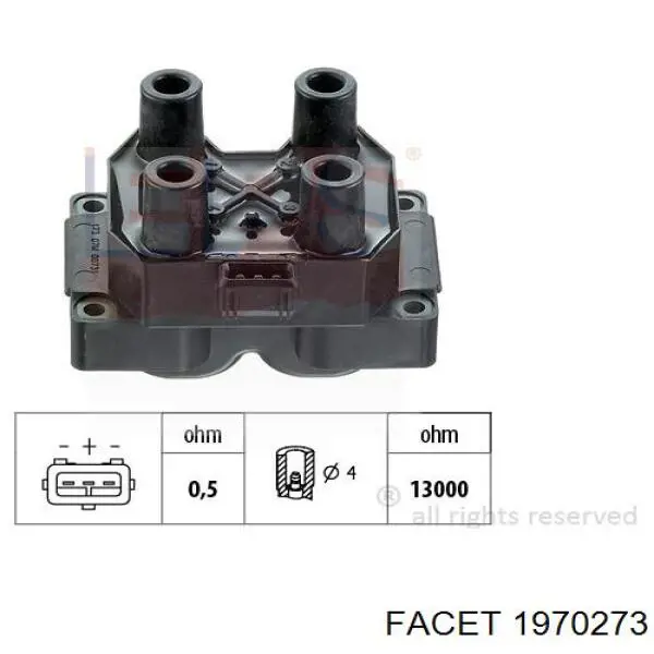 Котушка запалювання Соатэ 4063705 ціна, від 35.86 USD