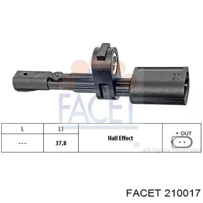 Датчик АБС (ABS) задній 986594526 Bosch