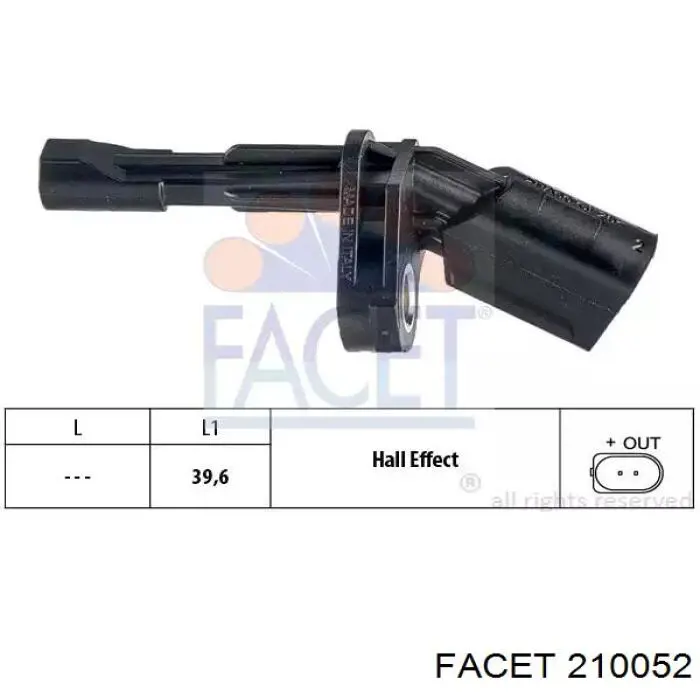 Купити 172100073010 Magneti Marelli Датчик АБС (ABS) задній