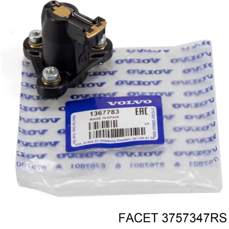 Бігунок розподільника запалювання Facet 3757347RS ціна, від 11.32 USD