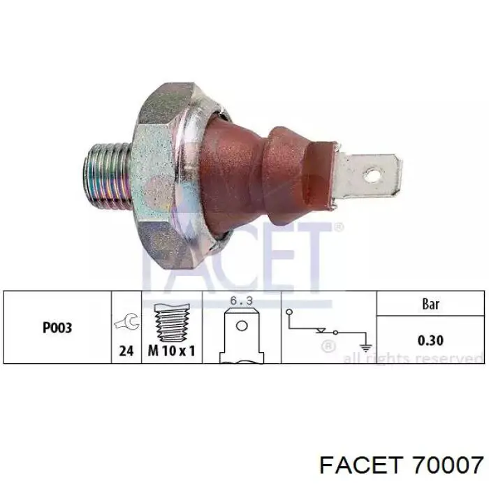 Манометри (показник тиску масла) Dello/Automega 109190081021B ціна, від 2.75 USD