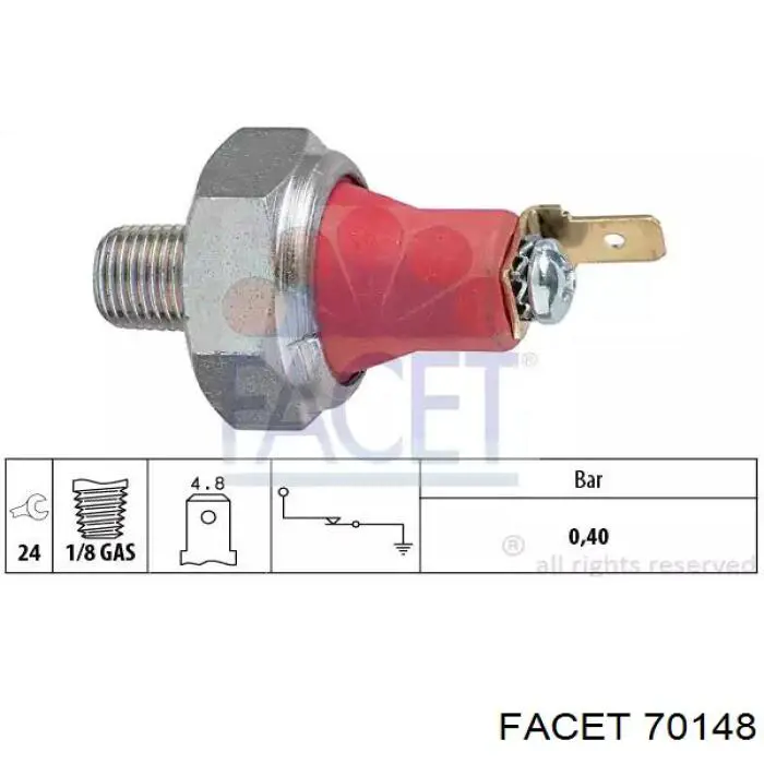 Датчик тиску масла 1800156 EPS