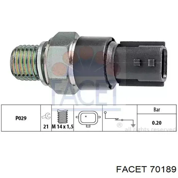 Купити 5090513 Autotechteile Датчик тиску масла