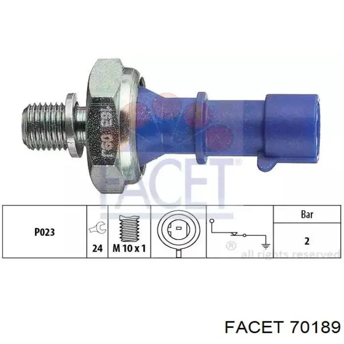 Купити 8200670469 Renault (RVI) Датчик тиску масла