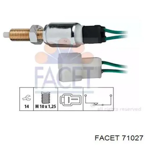 Купити IS208 Japan Parts Датчик педалі гальма
