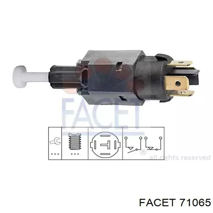Купити 71065 Facet Датчик педалі гальма