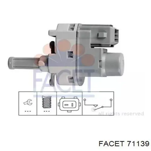 Кнопка стоп-сигналу Facet 71139 ціна, від 3.62 USD