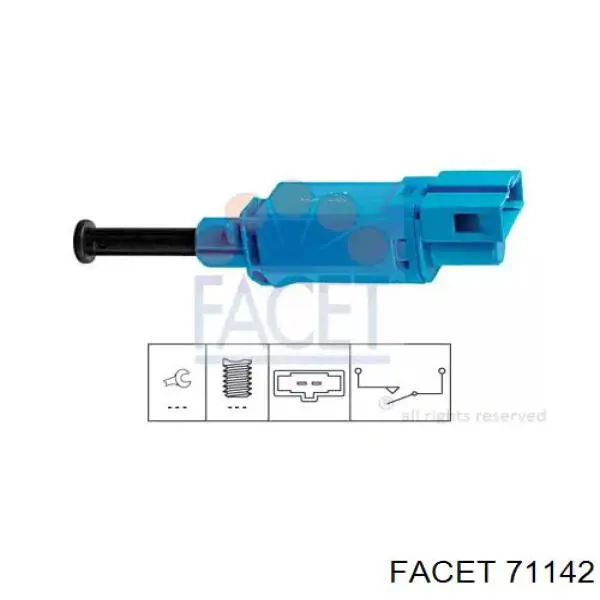 Кнопка стоп-сигналу Facet 71142 ціна, від 6.47 USD