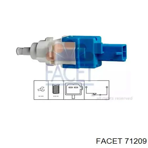 Датчик ліхтарів заднього ходу Facet 71209 ціна, від 5.96 USD