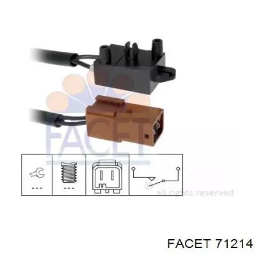 Купити 71214 Facet Датчик включення зчеплення