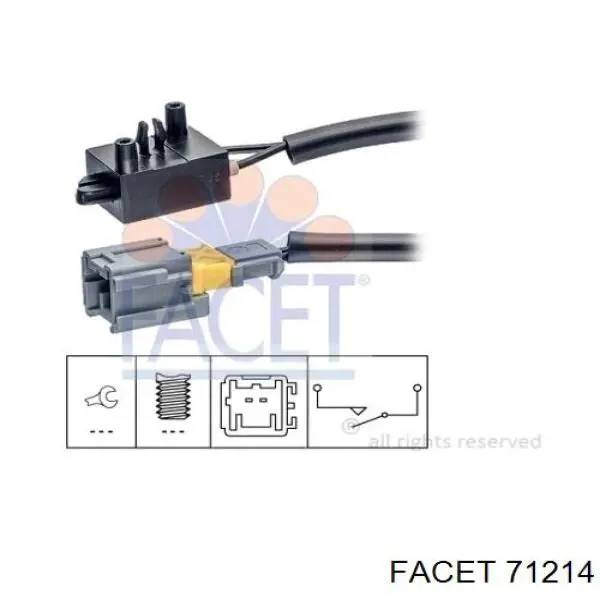 71214 Facet Датчик включення зчеплення