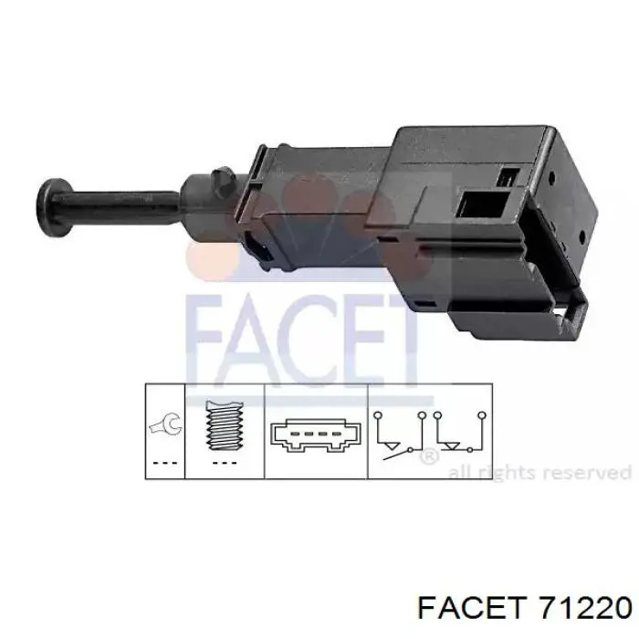 Датчик включення зчеплення 71220 Facet