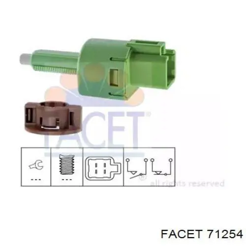 Кнопка стоп-сигналу Facet 71254 ціна, від 14.47 USD